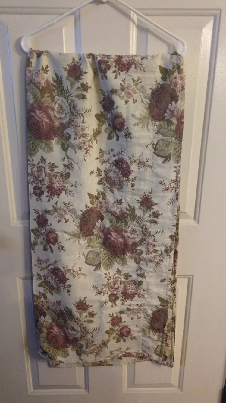 Waverly Vintage Rose Cottage Core Valance 17X74, No Flaws, Garden Room